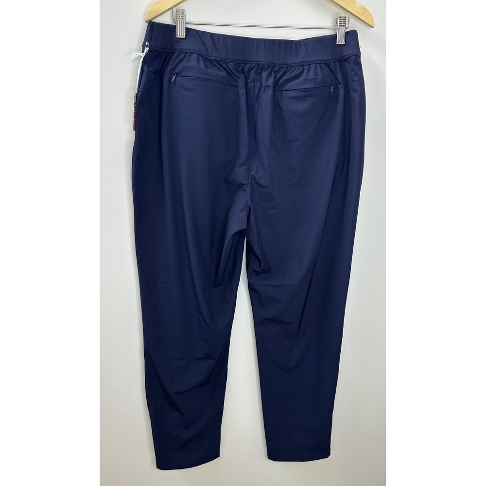 New Tommy Bahama Everyday Active XL Navy Pull-On Ankle Pants Zip Hem Stretch - Picture 7 of 11